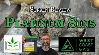 Strain Review - Platinum Sins (LSO) - West Coast Gas - Licensed Micro Cultivator