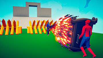 SPIDER MAN REFLECT SHIELD vs EVERY GOD - Totally Accurate Battle Simulator TABS