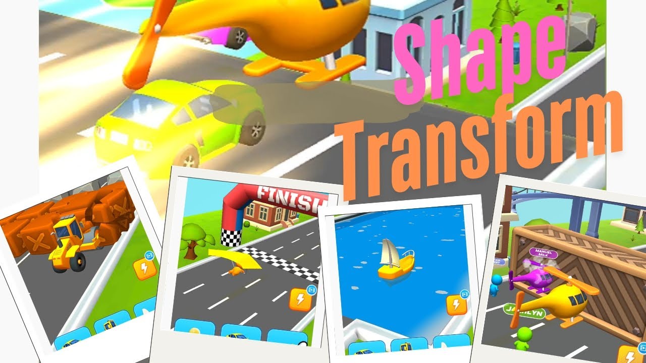 Shape Trasform 3D Racing - Android Game Video #cargameplay - YouTube