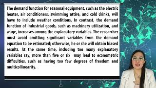 Module 2 Demand Estimation by Regression Analysis