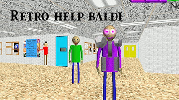 Mixed Style! | Retro Helps Baldi [Baldi