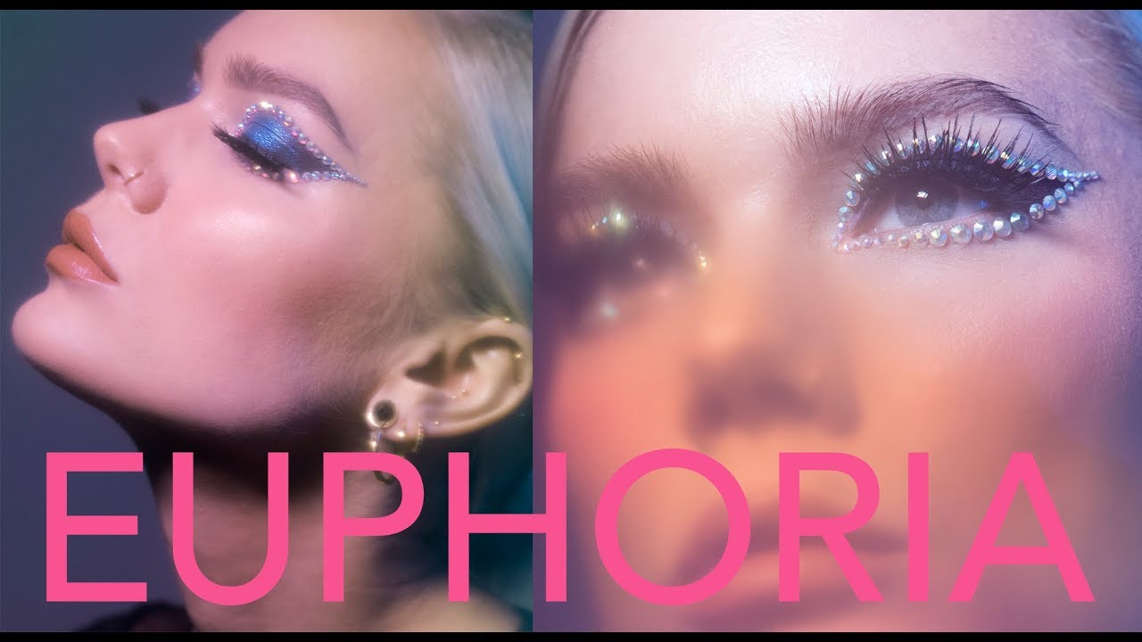 MADDY EUPHORIA RHINESTONE MAKEUP  Linda Hallberg Tutorials 