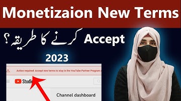 How To Accept YouTube New Partner Program 2023 Policy | Tutorial |Action Required: Accept New Terms