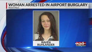 19-year-old arrested after burglary at Sioux Falls airport