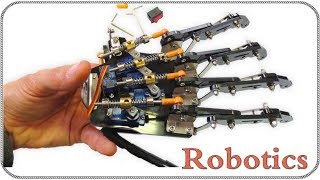 Бионическая рука робота на сервоприводах