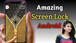 Zipper Lock Screen App | Zip Style Lock Screen App| Amazing Screen Lock || screenshot 2
