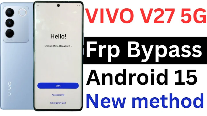 vivo v27 frp bypass android 15 / vivo v27 5g frp bypass setting not working /