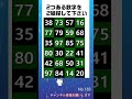 【脳トレ】数字探しクイズ 令和8年5月15日 #shorts