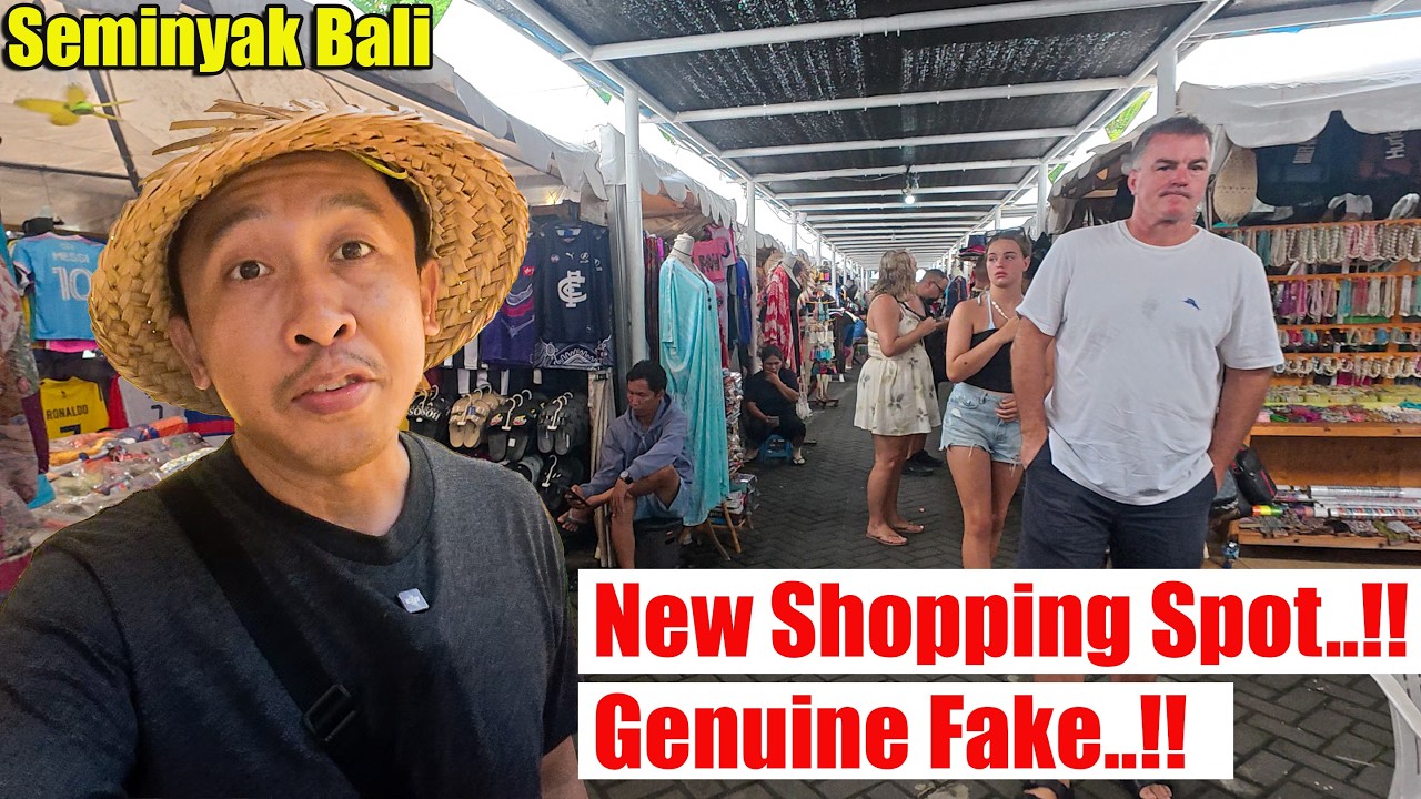 New Shopping Spot In Seminyak Bali..!! " Genuine Fake" Lets Check This Out..!!