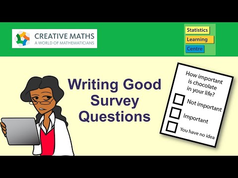Writing Good Survey Questions - Statistics Help