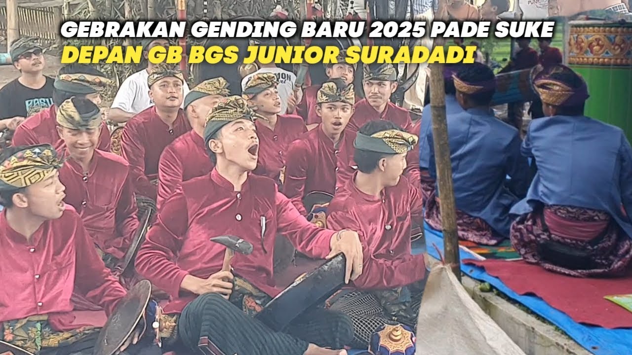 GEBRAKAN GENDING TERBARUNYA 2025 TABUH NAJAB TARA GENDANG BELEQ PADE SUKE DEPAN BGS JUNIOR SURADADI