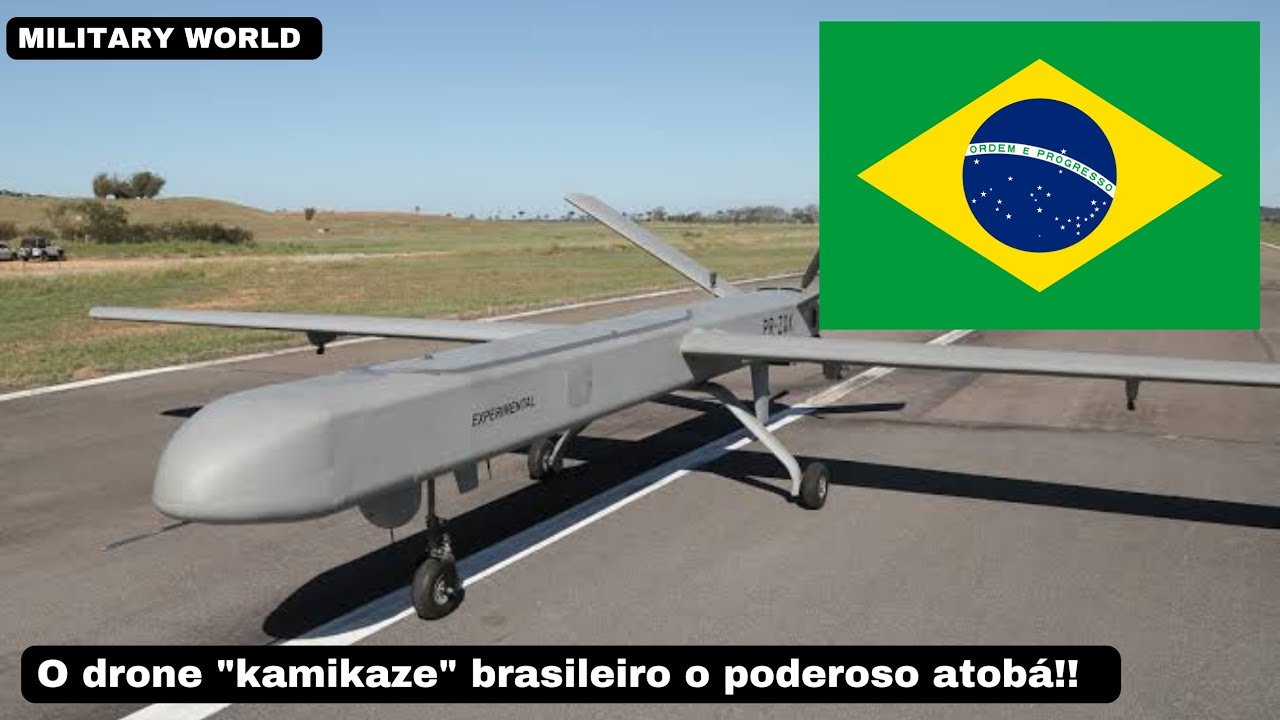 O drone "kamikaze" brasileiro o poderoso atobá!!