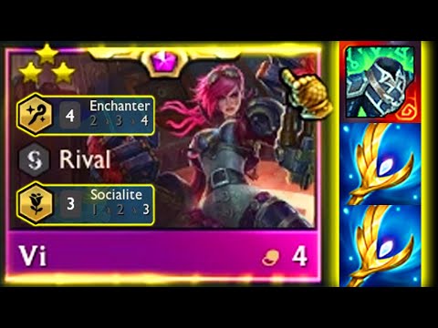Video 3 Star Vi ⭐⭐⭐ ' 1 vs ALL ' - God Mod ON! | TFT Set 6.5 - youtube