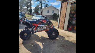 2023 RAPTOR 700R SE STOCK EXHAUST SOUND START UP