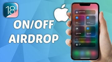 How to Turn ON/OFF AirDrop on iPhone iOS 18
