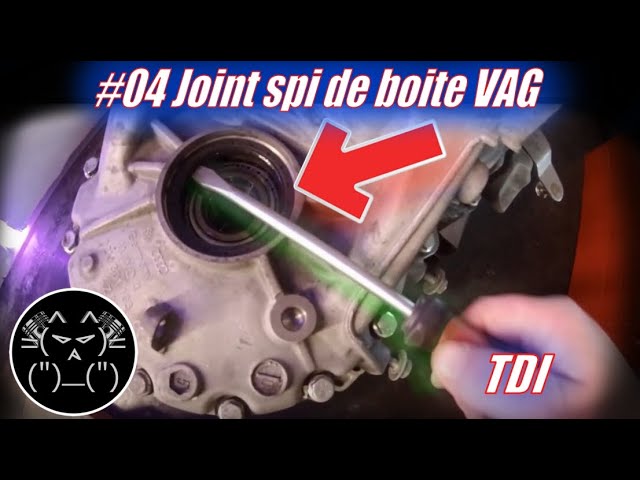 #04 Remplacer un joint spi de boite de vitesse 6 r. 02M Golf IV