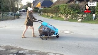 Croozer Kid Plus for 2 Fahrradanhänger/Buggy Bewertung video