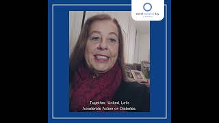 Listen to the message from IDF Europe Board Member, Elena Frattolin, on World Diabetes Day