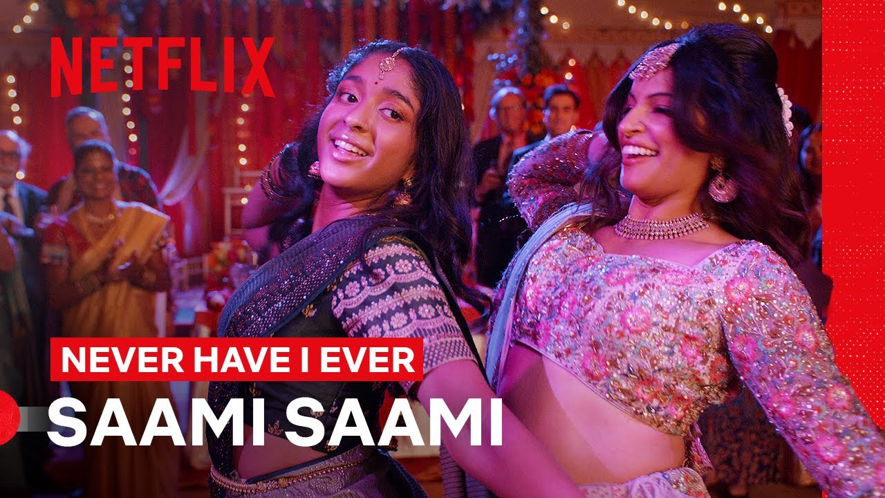 Devi and Kamala Dance Saami Saami At Patis Wedding  Never Have I Ever  Netflix Philippines