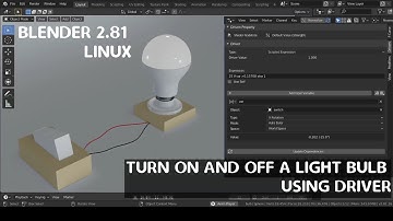 Blender Driver Tutorial | Control light bulb with driver | Find the project file on Gumroad
