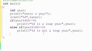 C Programming Bangla Tutorial-11- using if else check leap year or not