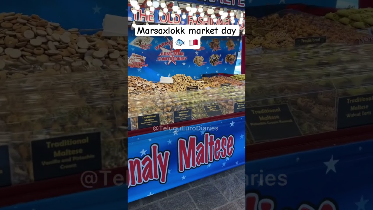 Marsaxlokk market vibes…..fresh fish 🐟 local flavors 🇲🇹