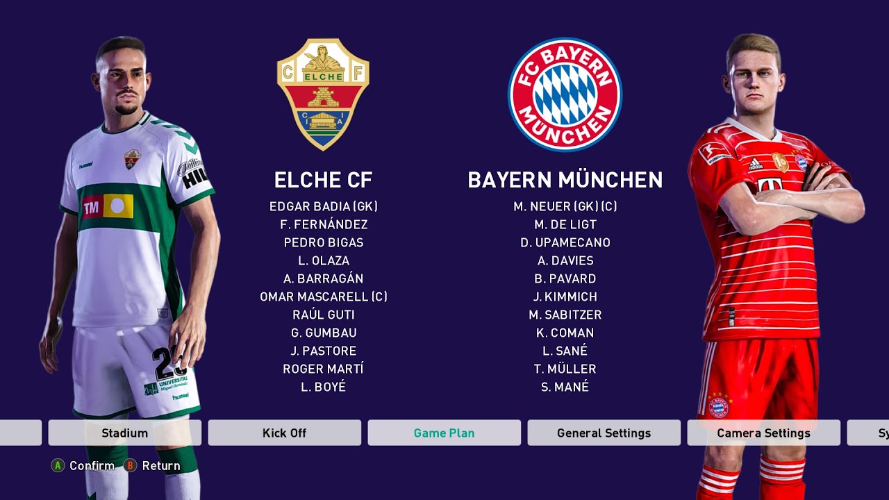 Elche CF vs Bayern Munchen - eFootball PES 2021 SEASON UPDATE 2023