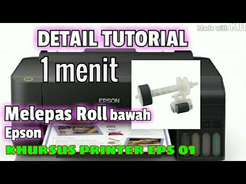 Cara Melepas Service Roll Bawah Tarikan Printer Epson L110 L120 L210 L300 L310 L350 L360 L800 Macet Youtube