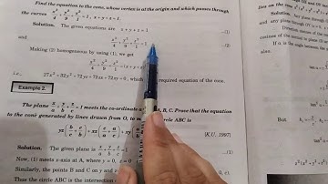 Solid Geometry  ( Cone)