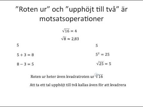 Video: Varför kallas kvadrater kvadrater?