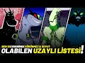 BEN 10 - GÖRÜNMEZ &amp; SOYUT OLABİLEN 5 UZAYLI SIRALAMASI 2024 - BEN 10 UZAYLI LİSTESİ 2024