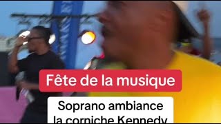Fête de la musique 2026 : Soprano ambiance la corniche Kennedy transformée voie est libre avec ...