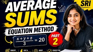 Average Sums Equation Method Part 2 | Easy Shortcut Tricks for TNPSC, Group 2 & Competitive Exams