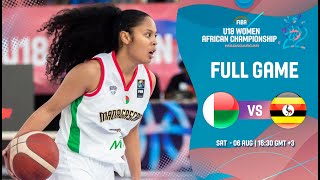 Madagascar v Uganda | Full Basketball Game | FIBA U18 African Women's Championship 2022