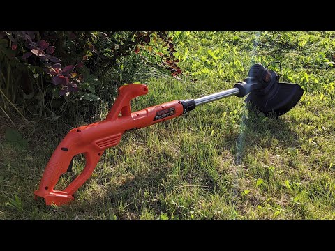 Обзор аккумуляторного триммера BLACK+DECKER.