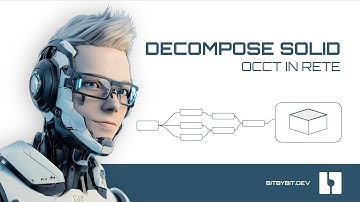 Learn How To Decompose Solids By Using Rete Visual Programming Editor On BITBYBIT DEV Platform