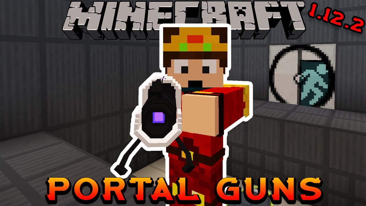 Portal Gun Mod 1.12.2 | Minecraft Mod Review - YouTube