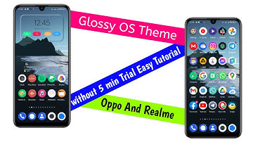 Glossy OS Theme For oppo And Realme || Without 5 min Trial Easy Tutorial