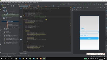 age calculator app in android studio - kotlin -
