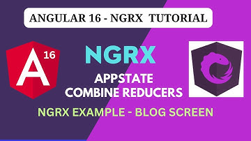 NGRX Blogschermvoorbeeld & App-status | Meerdere reductoren combineren | Angular 16 - NGRX-zelfst...