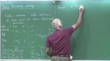 Lecture16_PartD:Lin Elastostatics-Data Processing Arrays, Assembly(FEM for Fluid Dyn-Sanjay Mittal)