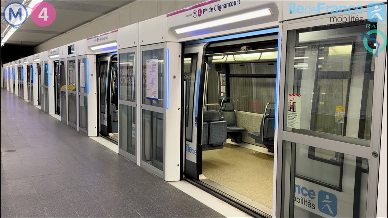 M4 Station [ Bagneux - Lucie Aubrac ] MP89CA, MP05CA & MP14CA