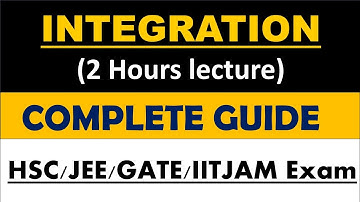 INTEGRATION | Definite & Indefinite integrals| Mathematics| GATE,JEE,HSC,IITJAM exams