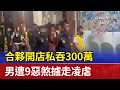 合夥開店私吞300萬 男遭9惡煞擄走凌虐