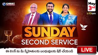 Sunday Service -2 | Christ Worship Centre | 3rd May 2026 | Dr John Wesly & Mrs Blessie Wesly