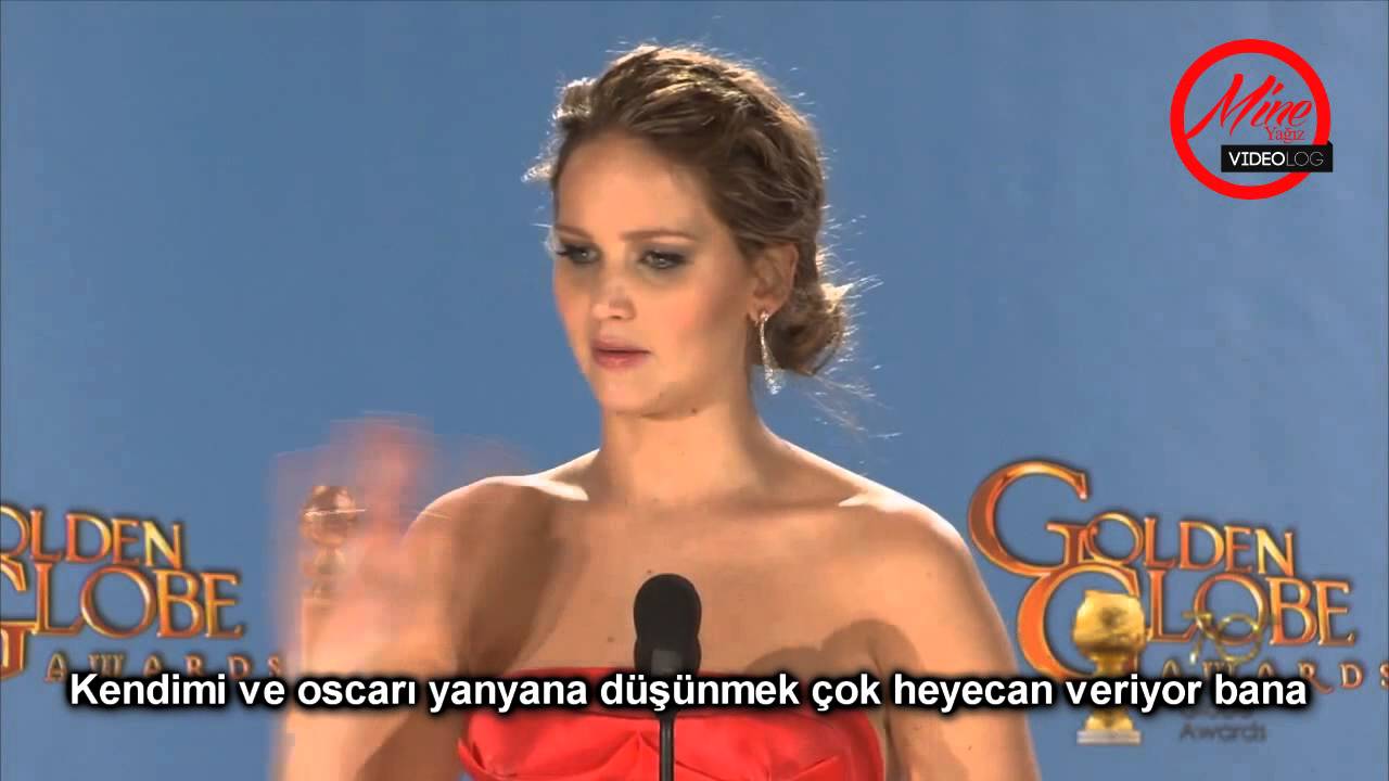 ⁣Jennifer Lawrence - Altın Küre Ödülleri (2013) - Basın Odasında Soruları Yanıtlıyor