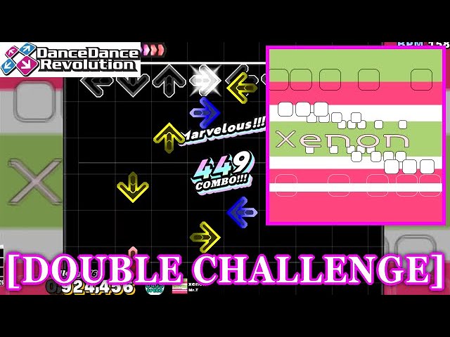 DDR GP(EXT)】 xenon / Mr.T [DOUBLE CHALLENGE] 譜面確認+Clap - YouTube