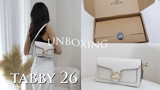Unboxing 2023 Coach Tabby 26 What Fits Inside A Timeless Bag? Review, Worth It? - Aesthetic