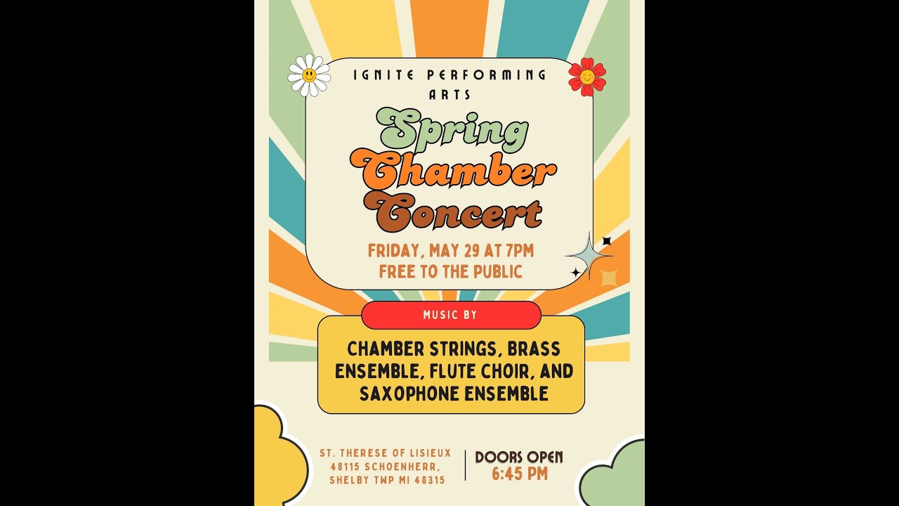 Ignite Performing Arts - Spring Chamber Concert - May 29, 2026