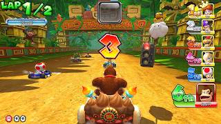 Mario Kart Arcade GP DX 1.18 - Donkey Kong Cup ( Reverse 150cc Super Difficulty) Battle Races | UHD